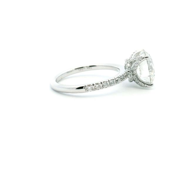 18KW 4.43CTW Round Lab Grown Diamond Engagement Ring Image 3 Kiefer Jewelers Lutz, FL