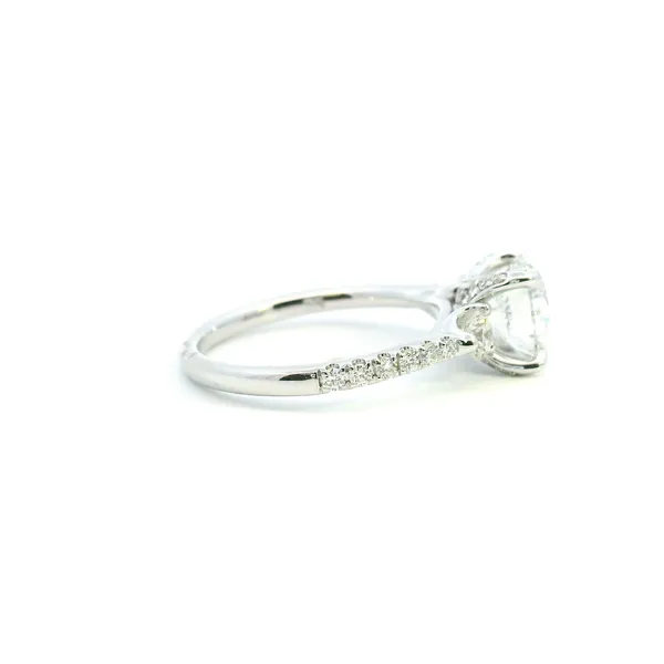 18KW 2.69CTW Three Stone Round Lab Grown Diamond Engagement Ring Image 3 Kiefer Jewelers Lutz, FL