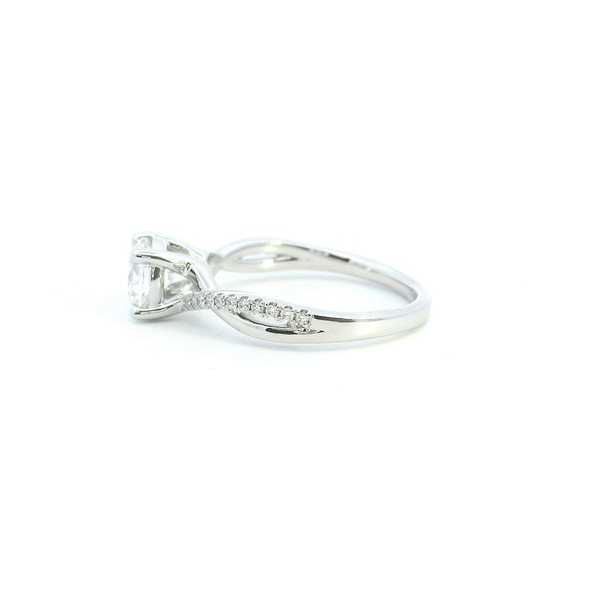 14KW Lab-Grown Diamond Engagement Ring Image 4 Kiefer Jewelers Lutz, FL