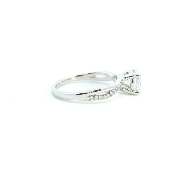 14KW Lab-Grown Diamond Engagement Ring Image 3 Kiefer Jewelers Lutz, FL