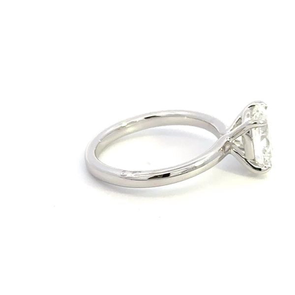14K 2.10CT Lab Grown Diamond Oval Engagement Ring Image 3 Kiefer Jewelers Lutz, FL