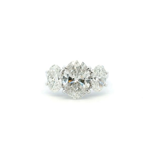 18KW 5.10CTW  Oval Lab Grown Diamond Ring Kiefer Jewelers Lutz, FL