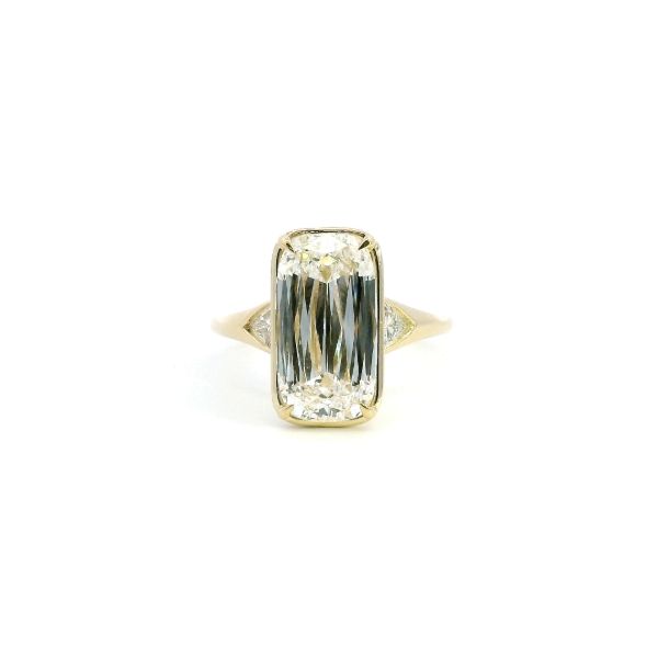 14KY 5.33CTW Lab Grown Modified Cushion Cut Diamond Engagement Ring Kiefer Jewelers Lutz, FL