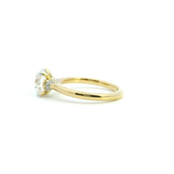 18KY 2.11CTW Lab Grown Round Diamond Engagment Ring Image 4 Kiefer Jewelers Lutz, FL