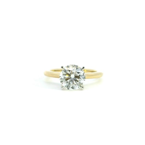 18KY 2.11CTW Lab Grown Round Diamond Engagment Ring Kiefer Jewelers Lutz, FL