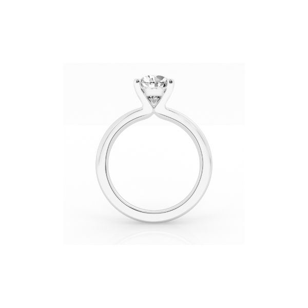 14KW 4CT Lab Grown Pear Cut Diamond Solitaire Engagement Ring Image 2 Kiefer Jewelers Lutz, FL