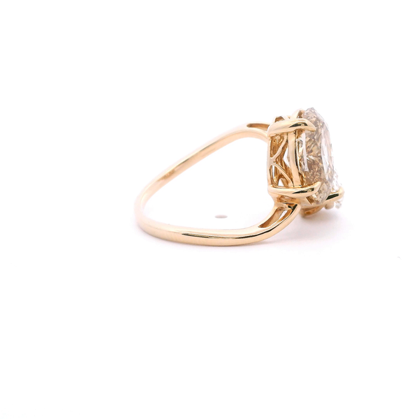 14KY Lab-Grown 5.75CTW Oval Toi Et Moi Ring Image 4 Kiefer Jewelers Lutz, FL