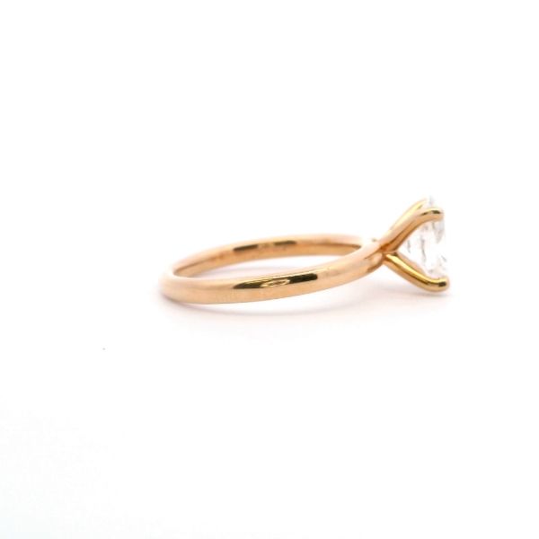 14KY Lab-Grown 1.48CT Oval Diamond Solitaire Engagement Ring Image 4 Kiefer Jewelers Lutz, FL