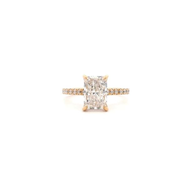 18KY 2.53CTW Lab-Grown Radiant Diamond Engagement Ring Kiefer Jewelers Lutz, FL