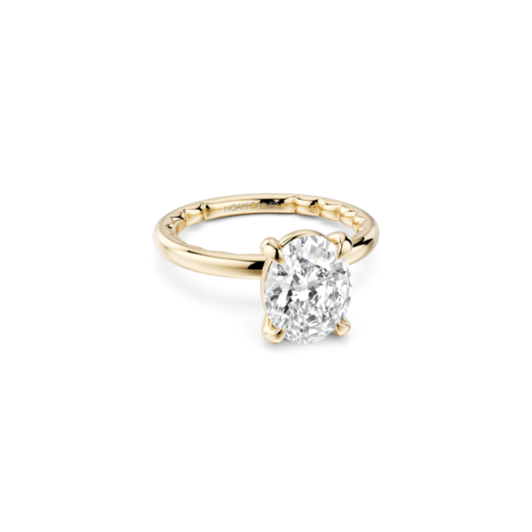 14KY Lab Grown 2.5CT Oval Diamond Solitaire Engagement Ring by Noam Carver Kiefer Jewelers Lutz, FL