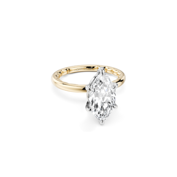 14KY Lab Grown Marquise Diamond Solitaire Engagement Ring by Noam Carver Kiefer Jewelers Lutz, FL