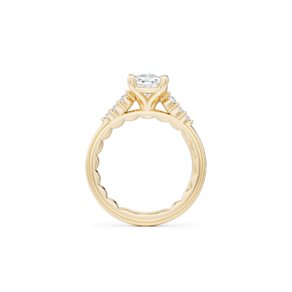 14KY Lab Grown 2.76CTW Elongated Cushion Cut Diamond Engagement Ring by Noam Carver Image 2 Kiefer Jewelers Lutz, FL