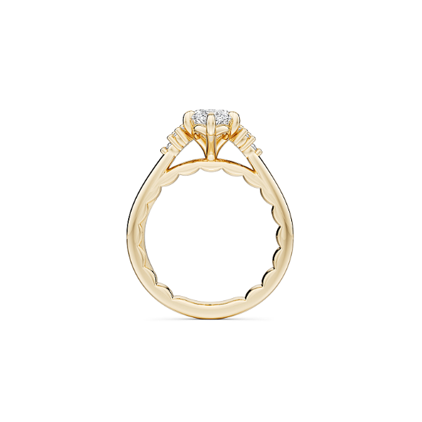 14KY Lab Grown 2.26CTW Marquise Diamond Engagement Ring by Noam Carver Image 2 Kiefer Jewelers Lutz, FL