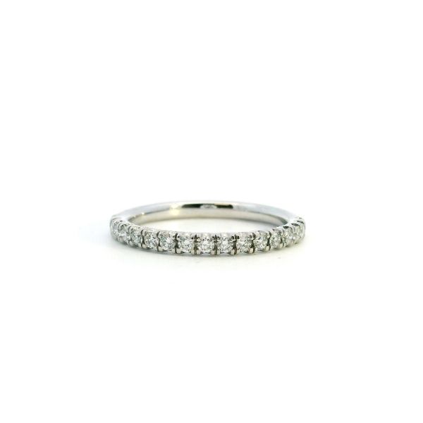 14KW 0.34CTW Lab Grown Diamond Four Prong Wedding Band Kiefer Jewelers Lutz, FL
