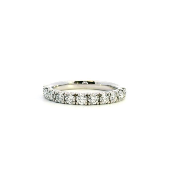 14KW 0.75CTW Lab Grown Diamond Four Prong Wedding Band Kiefer Jewelers Lutz, FL