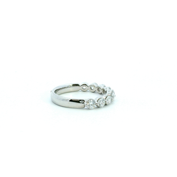 14KW 0.99CTW Lab Grown Diamond Shared Prong Wedding Band Image 3 Kiefer Jewelers Lutz, FL