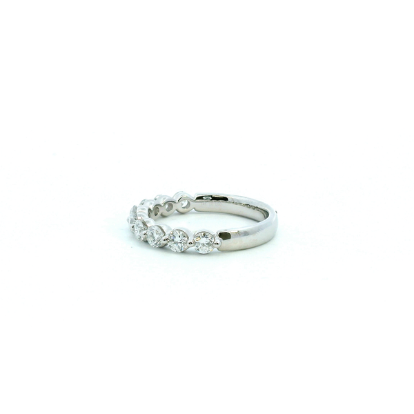 14KW 0.99CTW Lab Grown Diamond Shared Prong Wedding Band Image 4 Kiefer Jewelers Lutz, FL