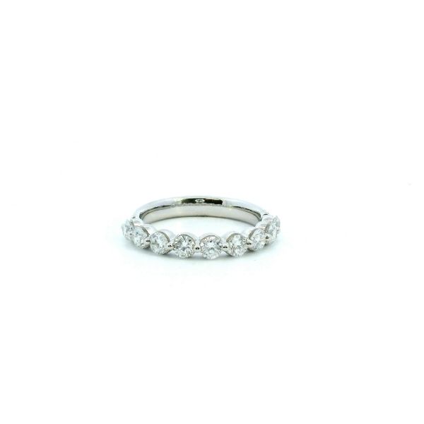 14KW 0.99CTW Lab Grown Diamond Shared Prong Wedding Band Kiefer Jewelers Lutz, FL
