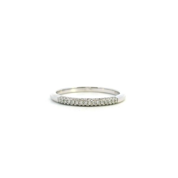 14KW 0.16CTW Lab Grown Diamond Pave Wedding Band Kiefer Jewelers Lutz, FL