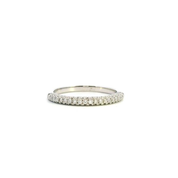 14KW 0.33CTW Lab Grown Diamond Pave Wedding Band Kiefer Jewelers Lutz, FL