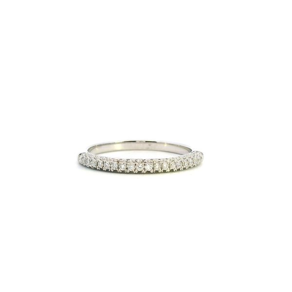 14KW 0.33CTW Lab Grown Diamond Pave Wedding Band Kiefer Jewelers Lutz, FL