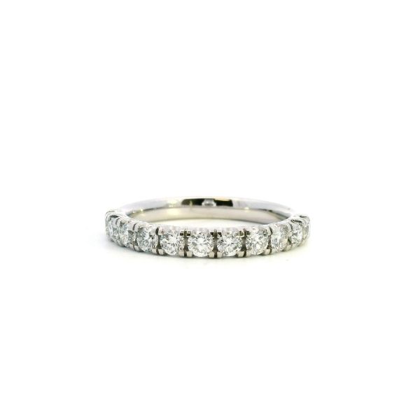 14KW 0.75CTW Lab Grown Diamond Four Prong Set Wedding Band Kiefer Jewelers Lutz, FL