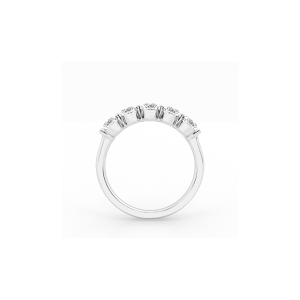 14KW 3.5CTW Lab-Grown Oval Diamond Wedding Band Image 2 Kiefer Jewelers Lutz, FL