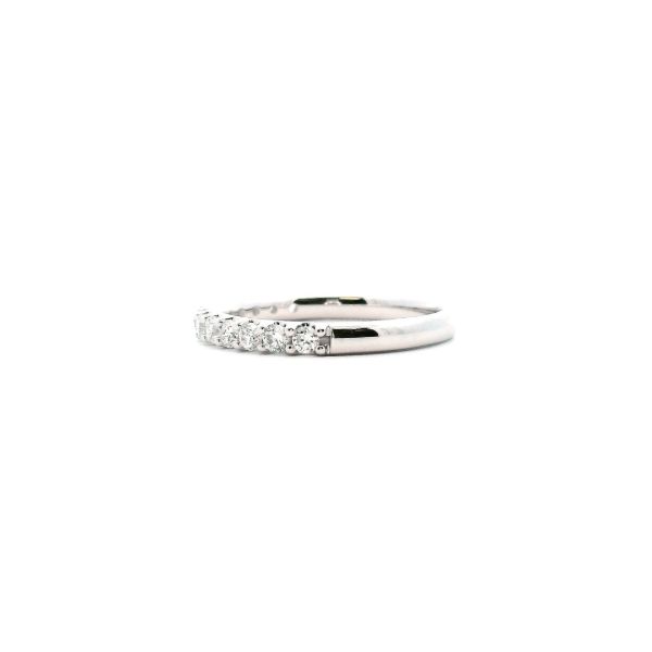 14KW 0.50CTW Lab Grown Diamond Shared Prong Wedding Band Image 3 Kiefer Jewelers Lutz, FL