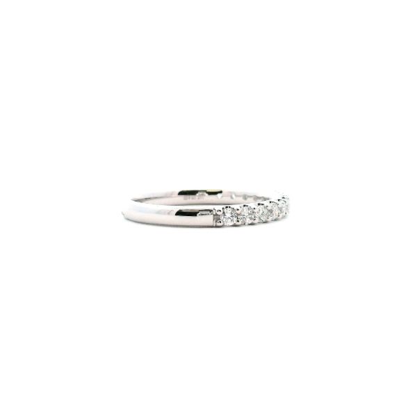 14KW 0.50CTW Lab Grown Diamond Shared Prong Wedding Band Image 4 Kiefer Jewelers Lutz, FL