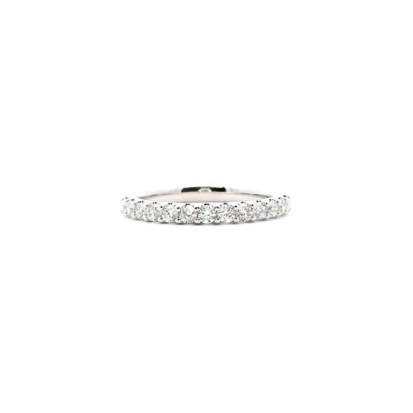 14KW 0.50CTW Lab Grown Diamond Shared Prong Wedding Band Kiefer Jewelers Lutz, FL