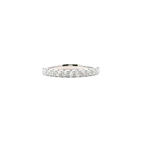 14KW 0.50CTW Lab Grown Diamond Shared Prong Wedding Band Kiefer Jewelers Lutz, FL