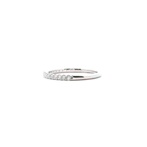14KW 0.25CTW Lab Grown Diamond Shared Prong Wedding Band Image 3 Kiefer Jewelers Lutz, FL