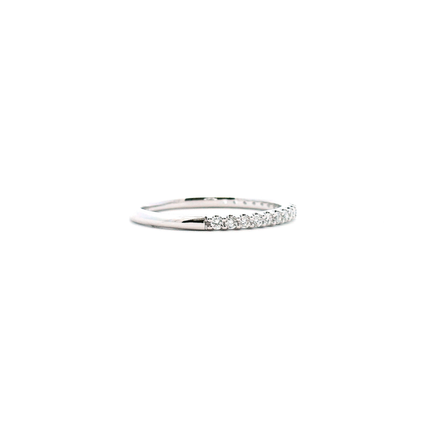 14KW 0.25CTW Lab Grown Diamond Shared Prong Wedding Band Image 4 Kiefer Jewelers Lutz, FL