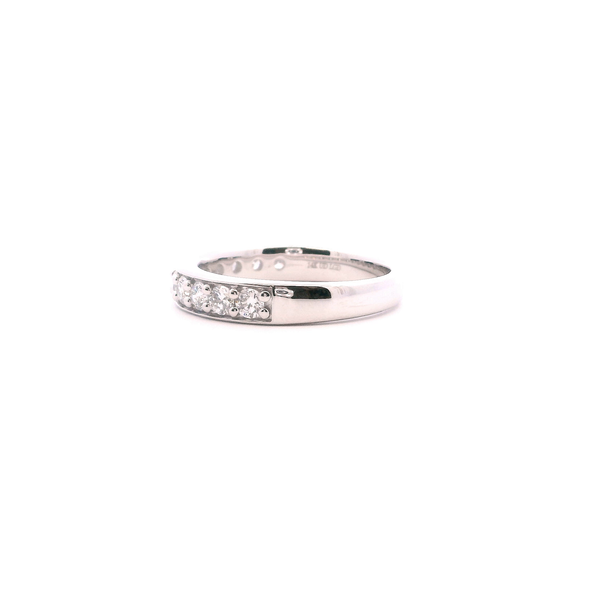 14KW 0.75CTW Lab Grown Diamond Channel Wedding Band Image 3 Kiefer Jewelers Lutz, FL