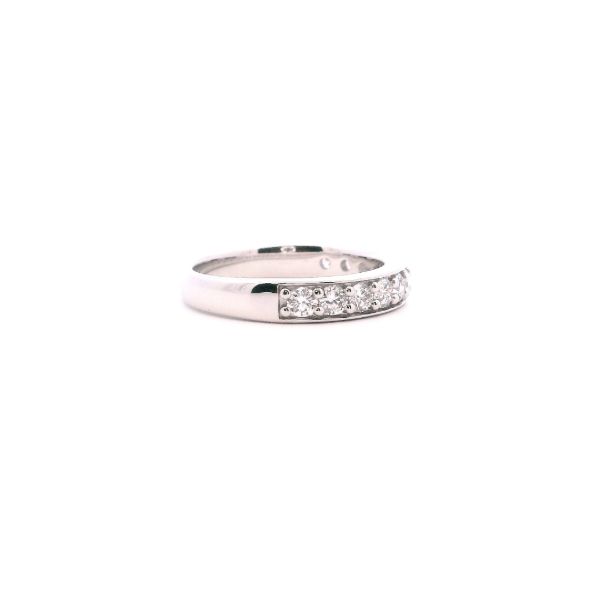 14KW 0.75CTW Lab Grown Diamond Channel Wedding Band Image 4 Kiefer Jewelers Lutz, FL