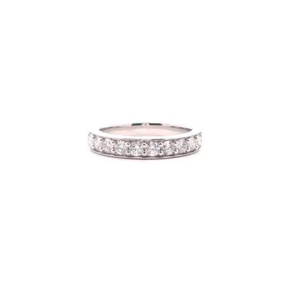 14KW 0.75CTW Lab Grown Diamond Channel Wedding Band Kiefer Jewelers Lutz, FL