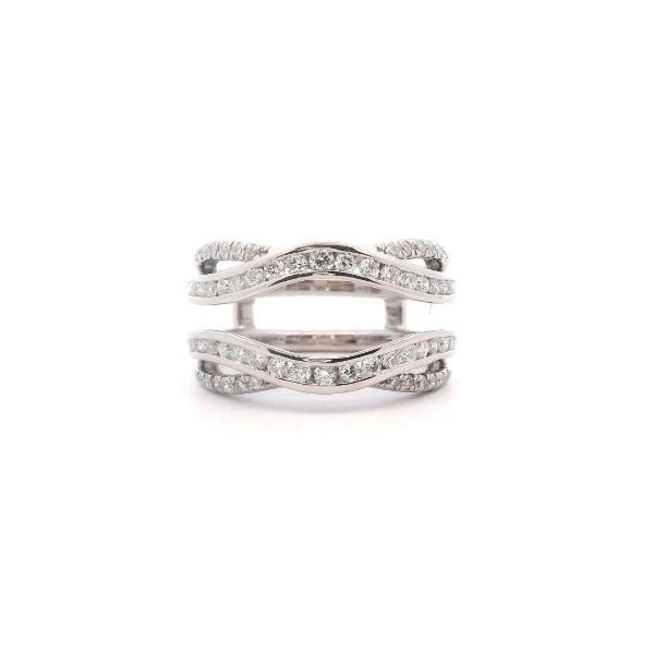 Plat Lab-Grown Diamond Channel Set Enhancer Kiefer Jewelers Lutz, FL
