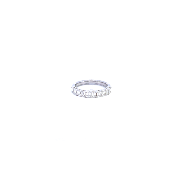 14K Diamond Emerald Cut Wedding Ring Kiefer Jewelers Lutz, FL