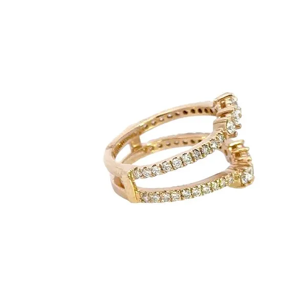 14K Diamond Insert Wedding Ring Image 2 Kiefer Jewelers Lutz, FL