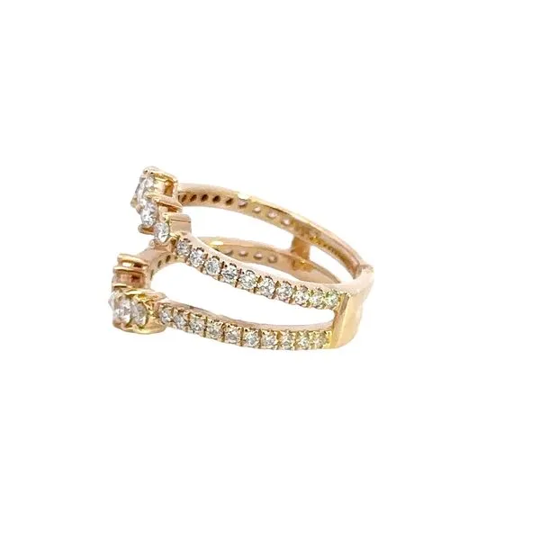 14K Diamond Insert Wedding Ring Image 3 Kiefer Jewelers Lutz, FL