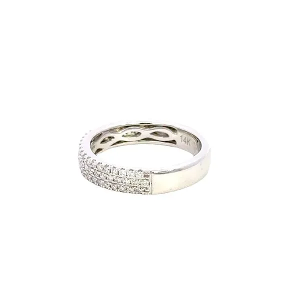 14K Diamond Multi Row Wedding Ring Image 3 Kiefer Jewelers Lutz, FL
