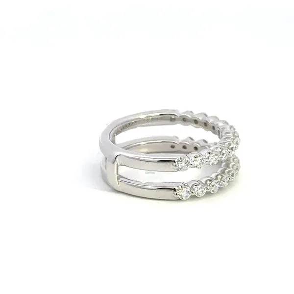 14K Diamond Insert Wedding Ring Image 2 Kiefer Jewelers Lutz, FL