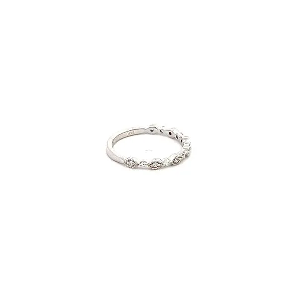14K .20CTW Diamond Scalloped Ring Image 3 Kiefer Jewelers Lutz, FL