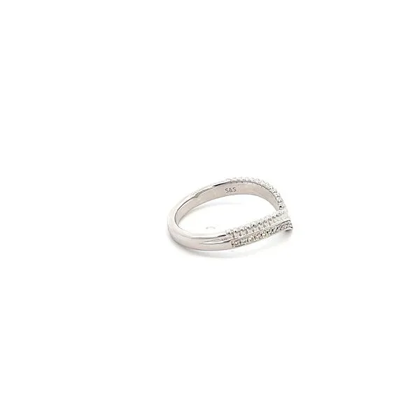 14K .13CTW Diamond Contour Ring Image 2 Kiefer Jewelers Lutz, FL