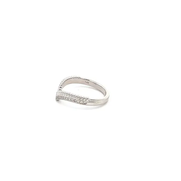 14K .13CTW Diamond Contour Ring Image 3 Kiefer Jewelers Lutz, FL