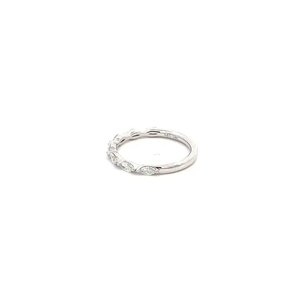 14K .50CTW Marquise Diamond Split Ring Image 2 Kiefer Jewelers Lutz, FL