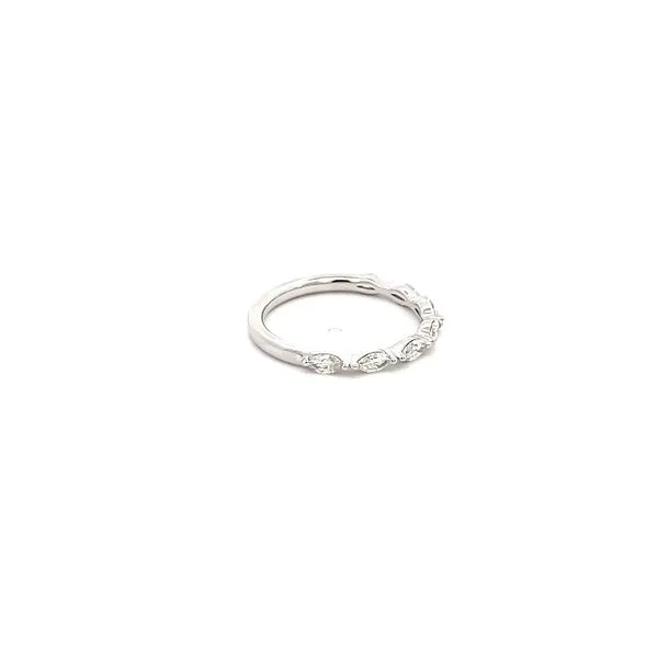 14K .50CTW Marquise Diamond Split Ring Image 3 Kiefer Jewelers Lutz, FL