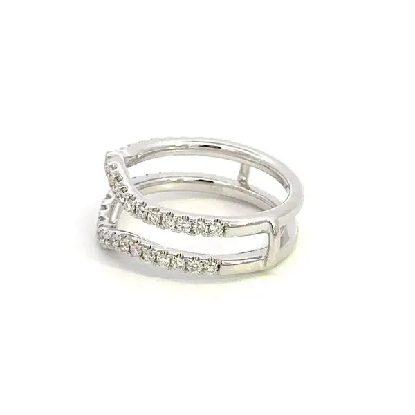14KW .53CTW Curved Diamond Insert Ring Image 2 Kiefer Jewelers Lutz, FL