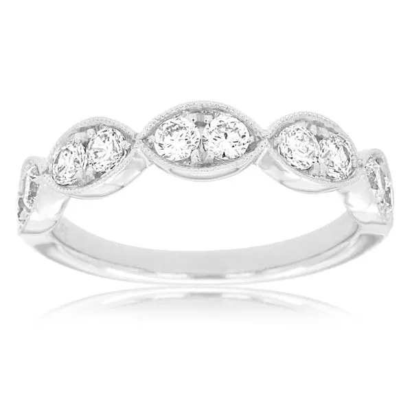 Diamond Ribbon Style Wedding Band Kiefer Jewelers Lutz, FL