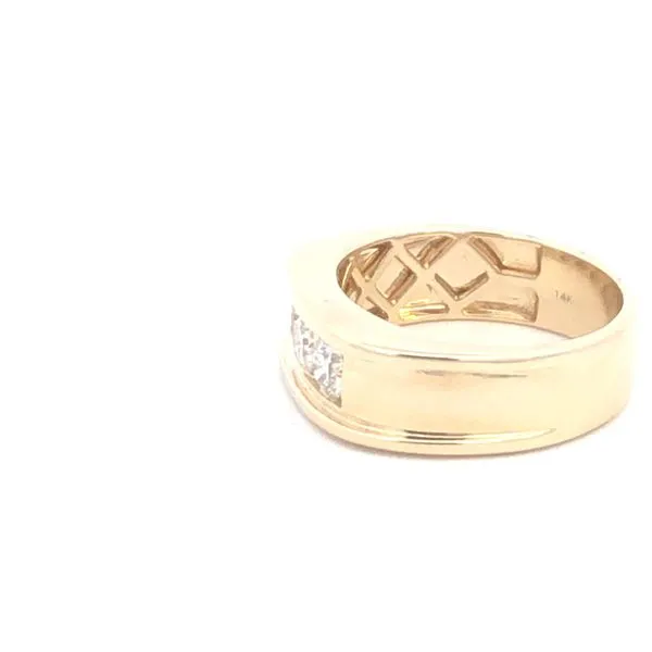 14KY Men's Diamond Ring Image 4 Kiefer Jewelers Lutz, FL